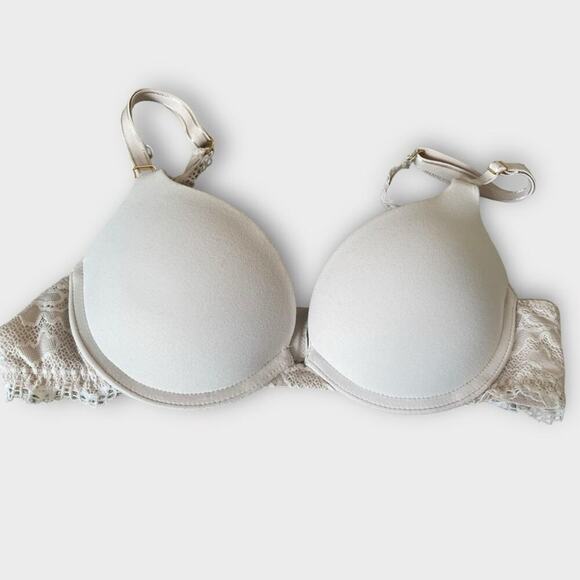 Soma Beige Embraceable Enchanting Lace Push-Up -Pale Sand Size 34A - Picture 2 of 14